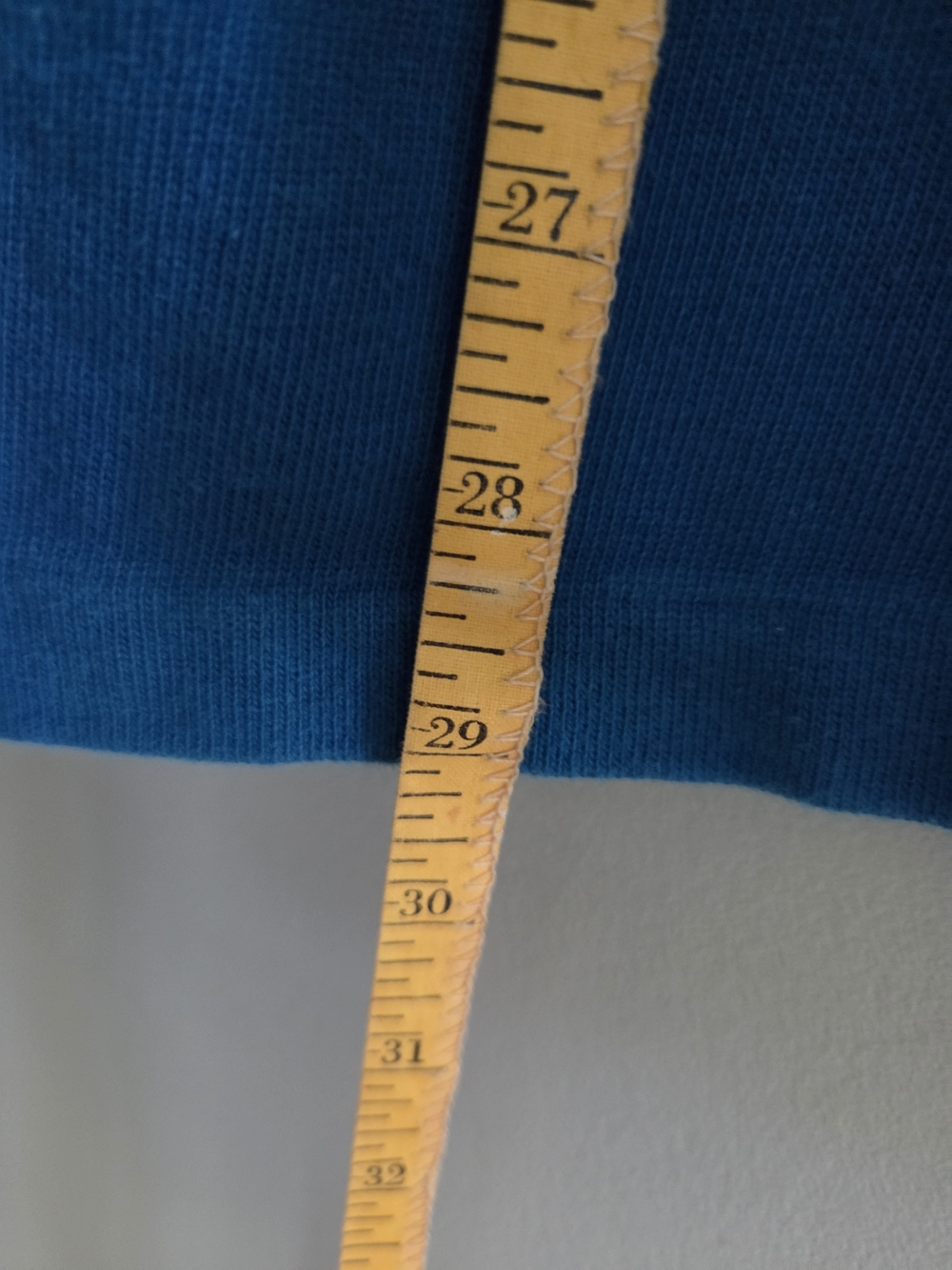 J. Crew Bright Blue Polo with White Collar and Multicolor Trim - Picture 5 of 6